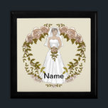 Caja De Regalo Casilla de regalo de boda de novia amoroso<br><div class="desc">Caja de regalo de boda de Novia amorosa, ropa de Boda, camisetas de Boda, regalos de boda de Ilustracion ArtMuvz. Ducha de novia Boda de Personalizable, recepción, prendas para la cena. Celebra tu amor con estilo con nuestros diseños bodas, Perfecto para la novia, el novio, la fiesta de bodas y...</div>