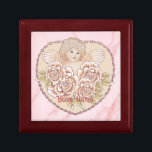Caja De Regalo Cherub Heart Angel<br><div class="desc">Caja de joyas de Cherub Heart Angel, ropa de Boda, camisetas de Boda, regalos de matrimonio del Ilustracion ArtMuvz. Personaliza los regalos de ducha de novia y ropa de boda de Boda de Ángel Matching para la novia. Celebra tu amor con estilo con nuestros diseños bodas, Perfecto para la novia,...</div>