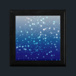 Caja De Regalo Christmas Sparkles Stars Blue Sky<br><div class="desc">Christmas Sparkles Stars Blue Sky</div>