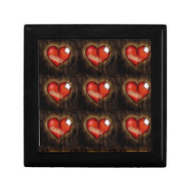 Corazón roto/caja de regalo para el corazón