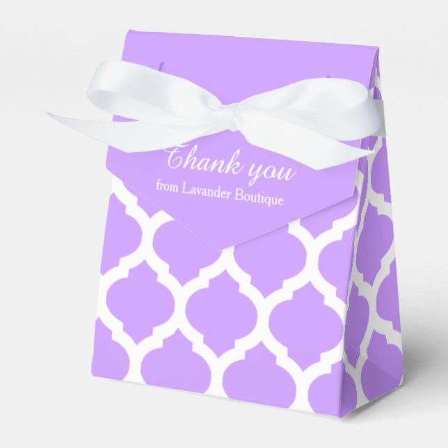 Caja de regalo de agradecimiento por el patrón de  (Front Side)