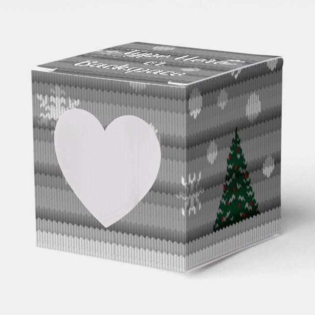 Caja de regalo de árbol de Navidad Cajas de vacaci (Anverso)