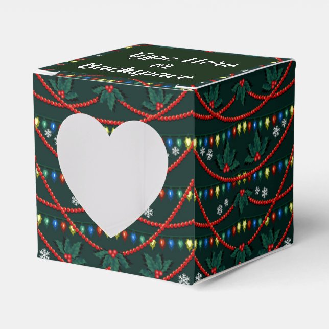 Caja de regalo de árbol de Navidad Cajas de vacaci (Anverso)