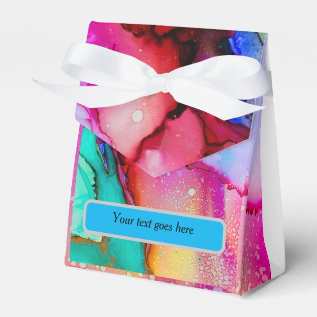 Caja de regalo de arte de remolino moderno - perso (Front Side)