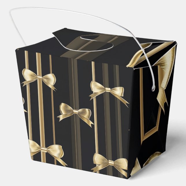 Caja de regalo de base negra (Reverso )