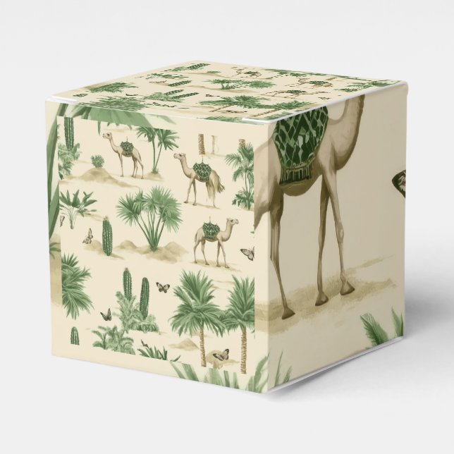 Caja de regalo de camello del Sahara" (Costado Anverso)
