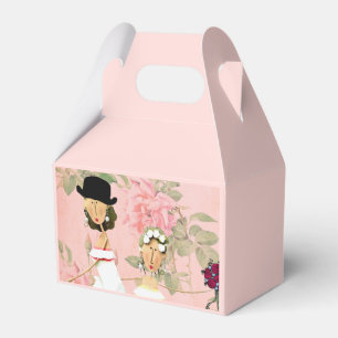Caja de regalo de dos novias
