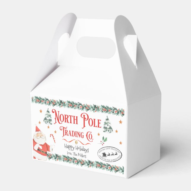 Caja de regalo de entrega especial del Polo Norte  (Front Side)