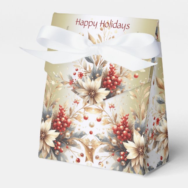 Caja de regalo de flores de vacaciones modernas (Front Side)