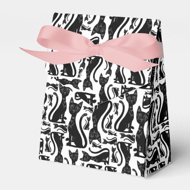 Caja de regalo de gato negro (Front Side)