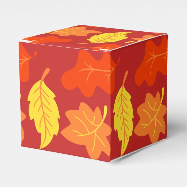 Caja de regalo de hojas de otoño (Costado Anverso)