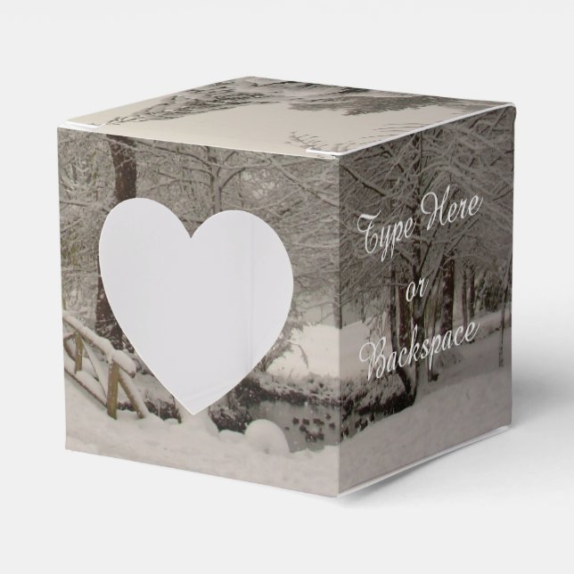 Caja de regalo de invierno Caja de vacaciones pers (Anverso)