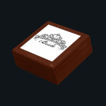 Caja de regalo de la tiara de la novia<br><div class="desc">¡Porque cada novia es princesa! ¡Tiara original del arte del vector - no dude en modificar para requisitos particulares!</div>