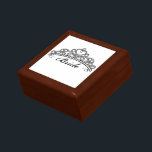 Caja de regalo de la tiara de la novia<br><div class="desc">¡Porque cada novia es princesa! ¡Tiara original del arte del vector - no dude en modificar para requisitos particulares!</div>