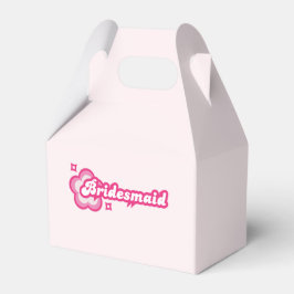 Caja de regalo de las damas de honor