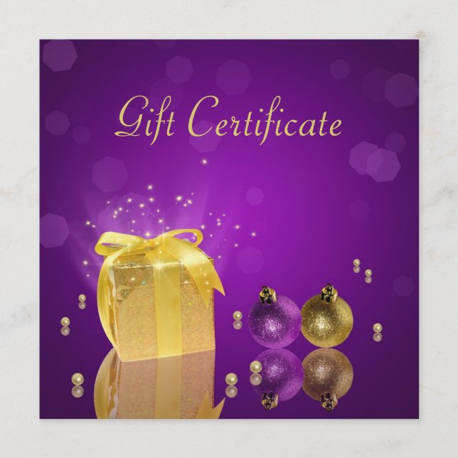 Caja de regalo de los Navidades de oro (Anverso)