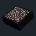 Caja de regalo de madera de impresión Kimono<br><div class="desc">Diseño de patrones inspirado en tela kimono de colores brillantes por Shelby Allison.</div>