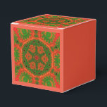 Caja de regalo de naranja y Kaleidoscope verde<br><div class="desc">Esta imagen comenzó como un Mandelbrot pero lo cambié por un calidoscopio. A veces solo me encanta jugar con mi obra de arte y quién sabe cómo termina siendo.</div>