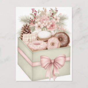 Caja de regalo de Navidad Pastel festiva y elegant