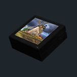 Caja de regalo de parabrisas de los Países Bajos<br><div class="desc">Hermoso paisaje de molino de viento de los Países Bajos - Dibujo Arte Holandés Naturaleza Holanda Mill - Elegir / Añadir su texto / nombre único - Hacer su regalo especial - Redimensionar y mover o eliminar y agregar elementos / imágenes con herramienta de personalización ! - Dibujo y diseño...</div>