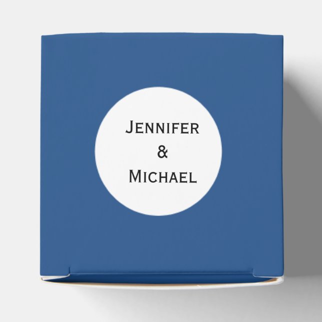 Caja de regalo de personalizado de texto de dados  (Parte superior)