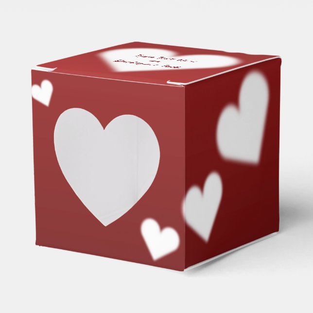 Caja de regalo de San Valentín Caja de regalo de a (Anverso)