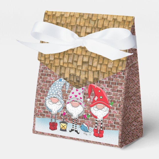Caja de regalo de taller de Santa Claus (Front Side)