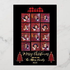 Caja de regalo de tarjetas de Navidades personaliz