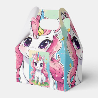 Caja de regalo de unicornio
