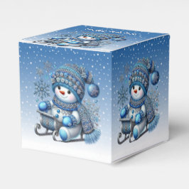 Caja de regalo de vacaciones de Navidades de Snowm