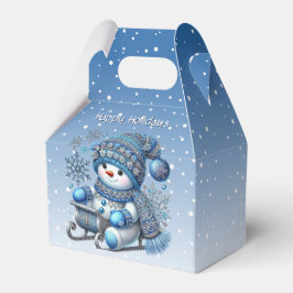 Caja de regalo de vacaciones de Navidades de Snowm