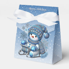 Caja de regalo de vacaciones de Navidades de Snowm