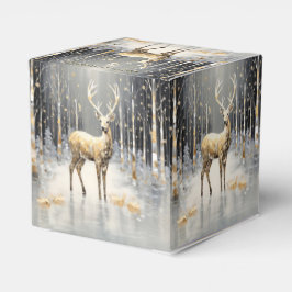 Caja de regalo de vacaciones de renos para Navidad