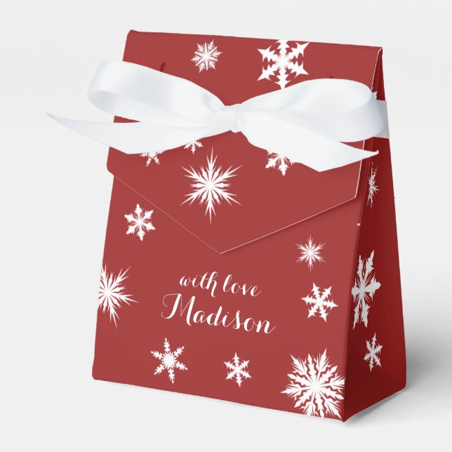 Caja de regalo de vacaciones rojas (Front Side)