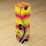 Caja de regalo de vino Floral<br><div class="desc">Caja de regalo de vino Algo para todos ofrece una caja de regalo de vino personalizada especialmente para ese momento especial con sus seres queridos. Esta caja de regalo de diseño único impresionará a sus amigos y familiares. Mientras usted está aquí usted puede querer ver otros artículos de baño relacionados...</div>