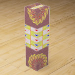 Caja de regalo de vino Floral<br><div class="desc">Caja de regalo de vino Algo para todos ofrece una caja de regalo de vino personalizada especialmente para ese momento especial con sus seres queridos. Esta caja de regalo de diseño único impresionará a sus amigos y familiares. Mientras usted está aquí usted puede querer ver otros artículos de baño relacionados...</div>