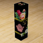 Caja de regalo de vino Floral<br><div class="desc">Caja de regalo de vino Algo para todos ofrece una caja de regalo de vino personalizada especialmente para ese momento especial con sus seres queridos. Esta caja de regalo de diseño único impresionará a sus amigos y familiares. Mientras usted está aquí usted puede querer ver otros artículos de baño relacionados...</div>