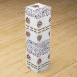 Caja de regalo de vino Floral<br><div class="desc">Caja de regalo de vino Algo para todos ofrece una caja de regalo de vino personalizada especialmente para ese momento especial con sus seres queridos. Esta caja de regalo de diseño único impresionará a sus amigos y familiares. Mientras usted está aquí usted puede querer ver otros artículos de baño relacionados...</div>