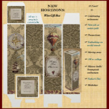 Caja de regalo de vino New Horizons