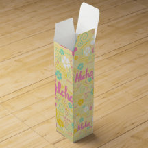 Caja de regalo de vino tropical Aloha - Vibes Fies