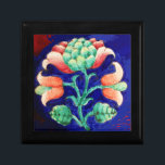 Caja De Regalo DECORACIÓN FLORAL Azul, Rosa, Verde<br><div class="desc">Flores elegantes, artísticas y vibrantes en tonos rosas, rojos, azules, verdes para cualquier ocasión especial. Diseño caprichoso, moderno, personalizable fácilmente con tu texto e iniciales para la ceremonia de boda, invitación nupcial, dulce 16, gracias, reuniones, graduaciones escolares, Bat Mitzvah, ducha de compromiso romántico, navidades, vacaciones, oficina, reuniones familiares, celebraciones de...</div>