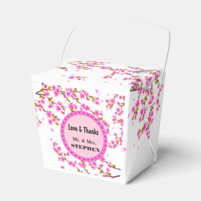 Caja de regalo del personalizado de cerezo de flor (Front Side)