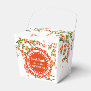 Caja de regalo del personalizado de cerezo de flor