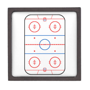 Caja De Regalo Diagrama de pista de hielo Decoración de juego de