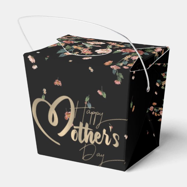 Caja de regalo elegante para día de la madre (Reverso)