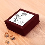 Caja De Regalo Enero mes de nacimiento Carnación de flores Minima<br><div class="desc">¡Celebra un cumpleaños de enero con esta elegante caja de regalo personalizada que incluye el clavel de la flor de nacimiento! Fabricado en madera lacada con un interior de fieltro suave, es perfecto para guardar joyas y keepsakes. Un regalo minimalista y atento que añade belleza y significado a cualquier colección....</div>