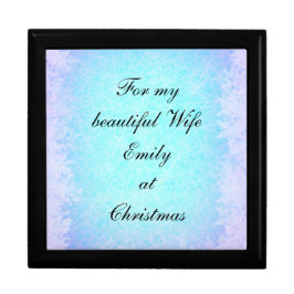Caja De Regalo Esposa Hermosa Personalizada en Navidad