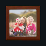 Caja De Regalo Foto familiar<br><div class="desc">Regalos personalizados con fotos familiares. Crédito de la foto: Photography © Storytree Studios,  Stanford,  CA.</div>