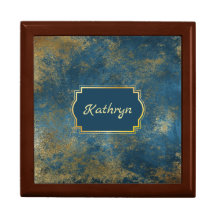 Glamour abstracta de oro azul