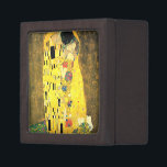 Caja De Regalo Gustavo Klimt - el beso<br><div class="desc">Gustavo Klimt - el beso,  creado 1907-1908.   Medio:  Hoja del aceite y de oro en lona. Ubicación actual: Belvedere de Österreichische Galerie de la ubicación,  Viena,  Austria</div>